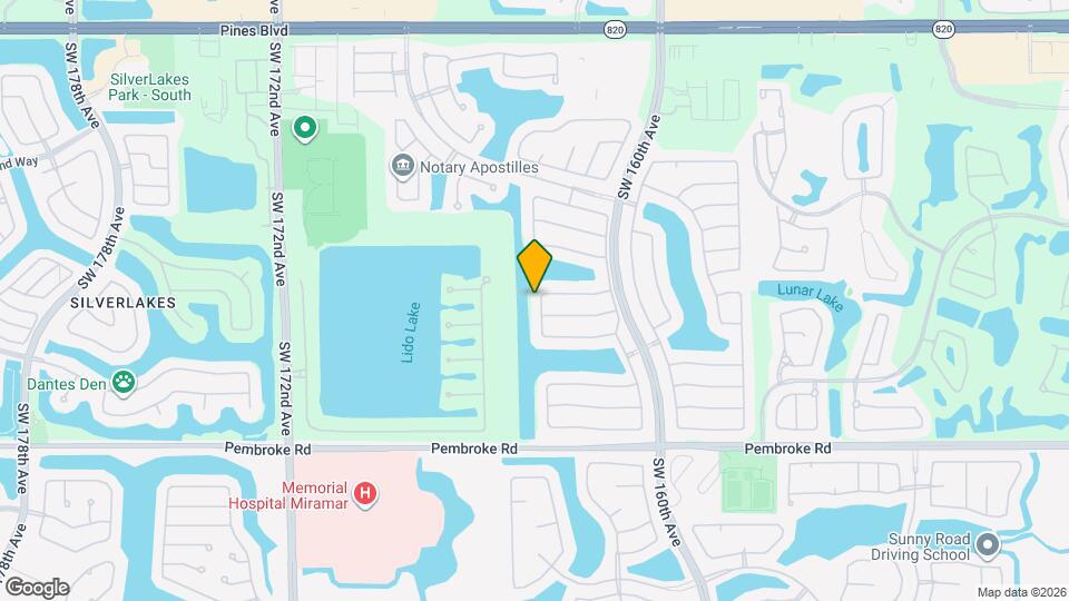 950 SW 164th Ave Map and Location Details