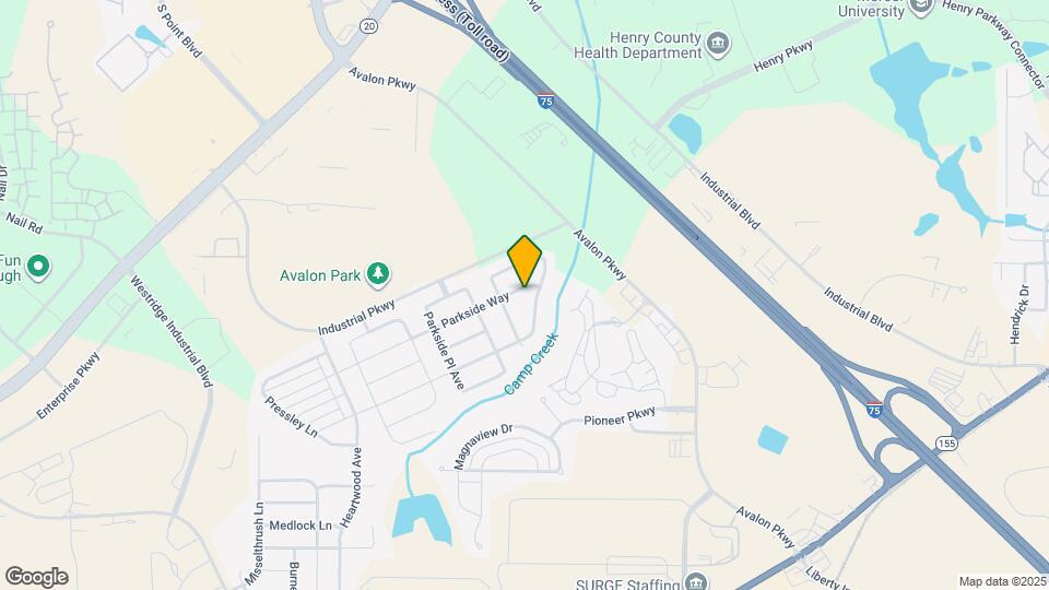 415 Parkside Way Map and Location Details