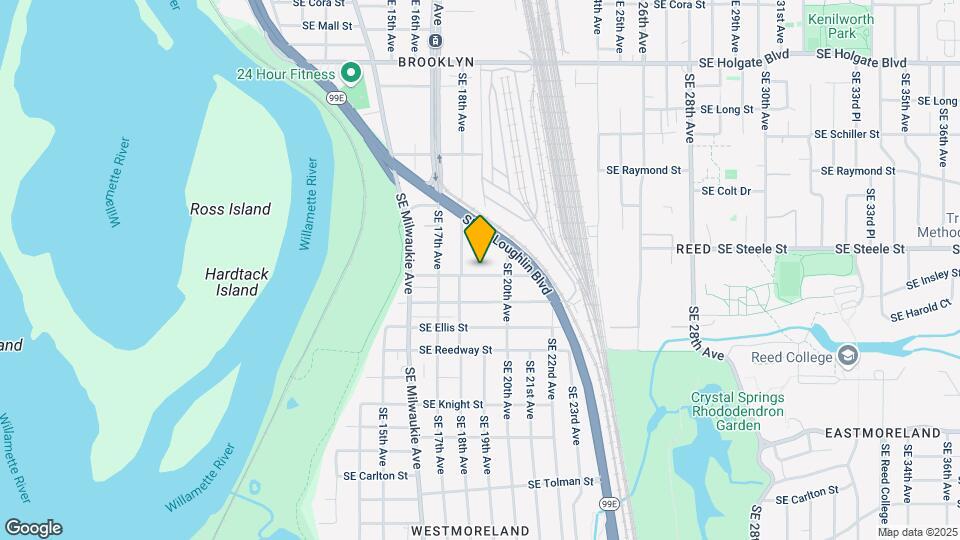 5316 SE 18th Ave Map and Location Details