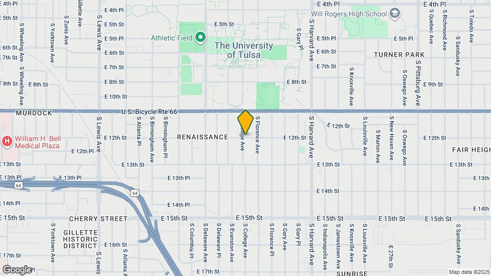 3004 E 12th St Map and Location Details