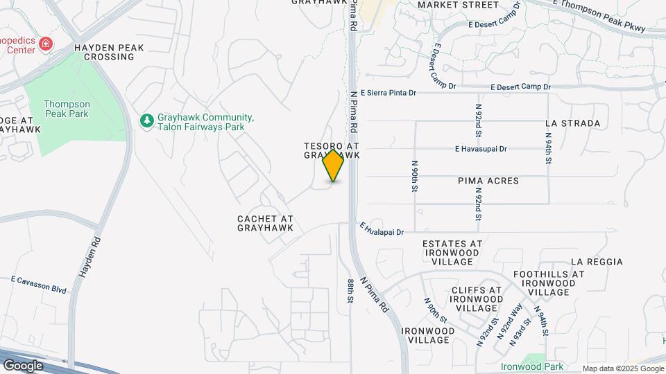 19475 N Grayhawk Dr Mapa y Detalles de la Ubicación