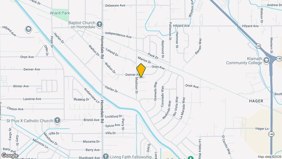 5819 Winter Ave Map and Location Details