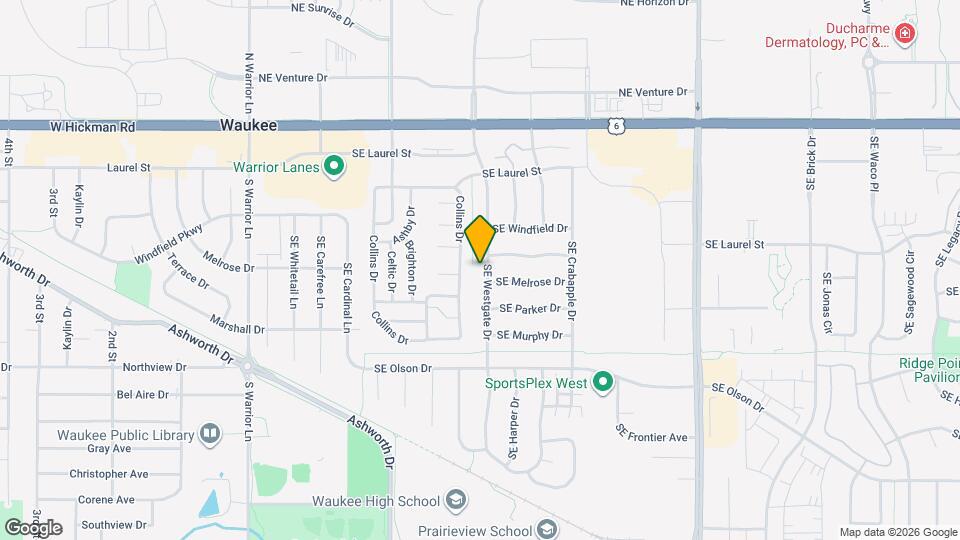 450 SE Westgate Dr Map and Location Details