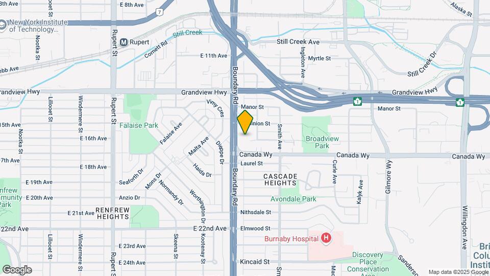 3183 Esmond Ave Map and Location Details