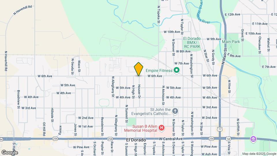 627 Houser Dr Map and Location Details