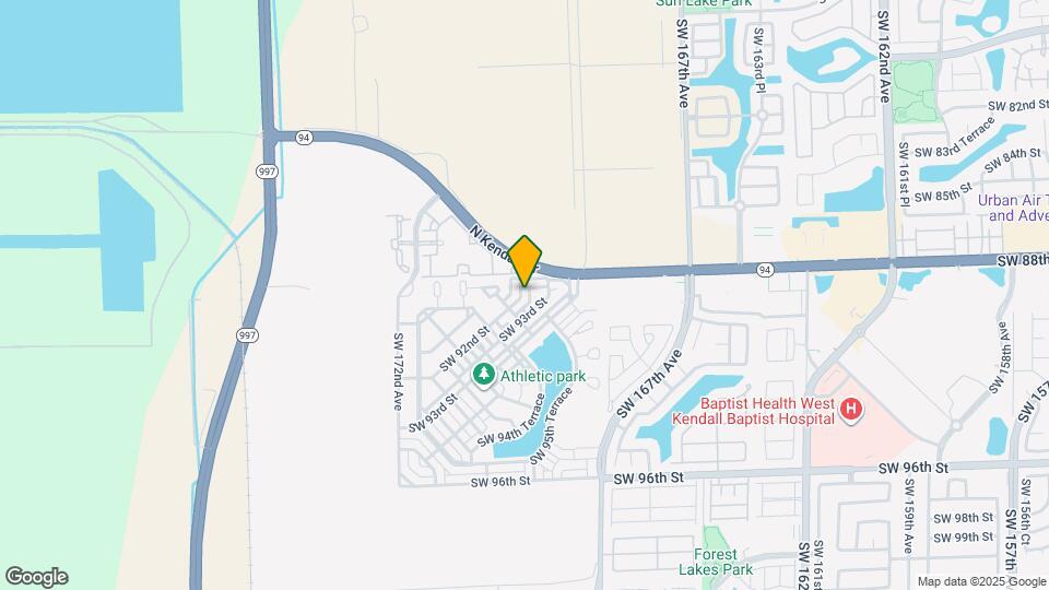 9061 SW 169th Ct Map and Location Details