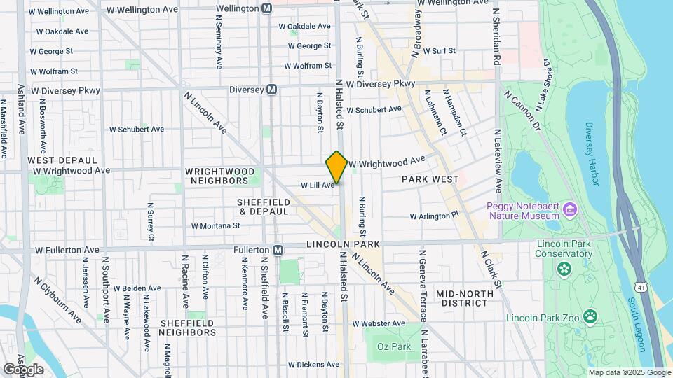 807 W Lill Ave Map and Location Details