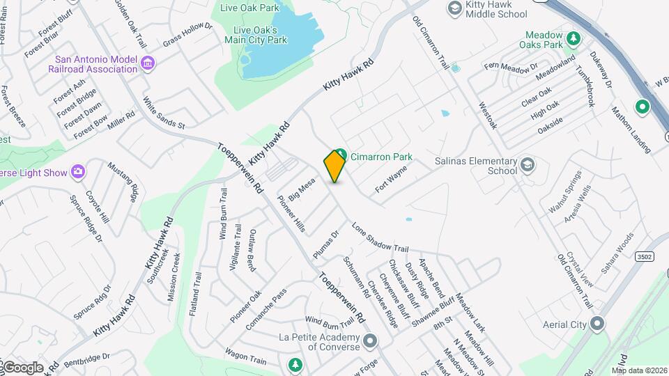 8243 Lone Shadow Trail Map and Location Details