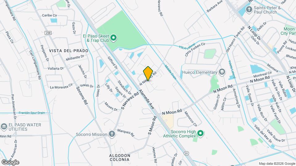 Nevarez Palms Map and Location Details