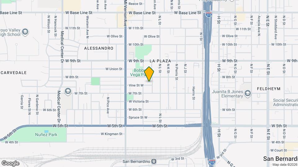 1160 Vine St W Map and Location Details