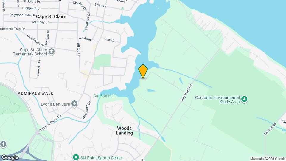 1576 Bay Head Rd Map and Location Details