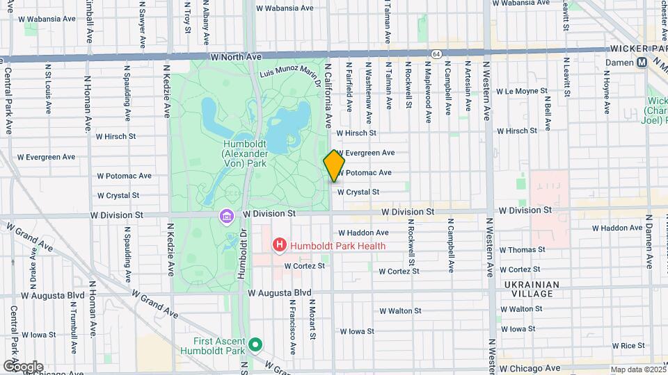 1237 N California Ave Mapa y Detalles de la Ubicación