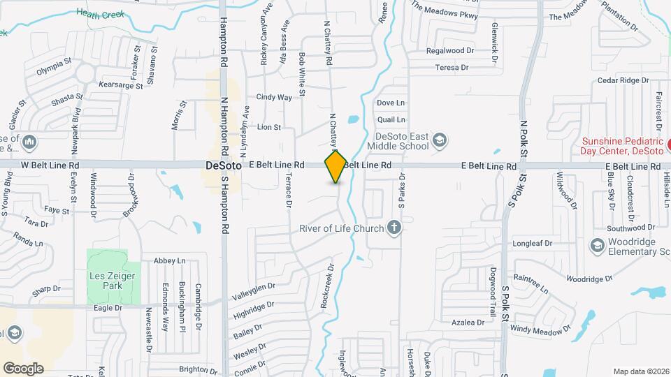 115 Brook Hollow Dr Map and Location Details