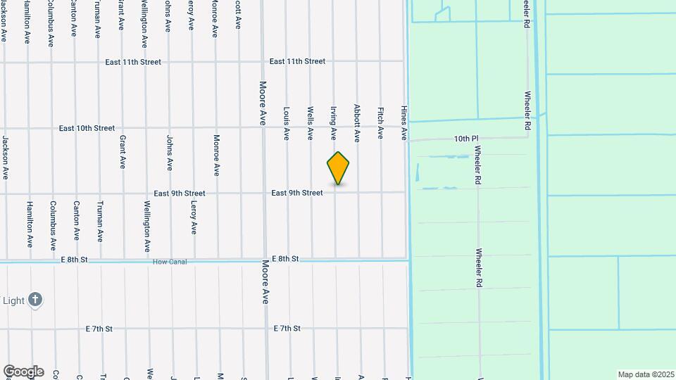 4301 East 9th Street Map and Location Details