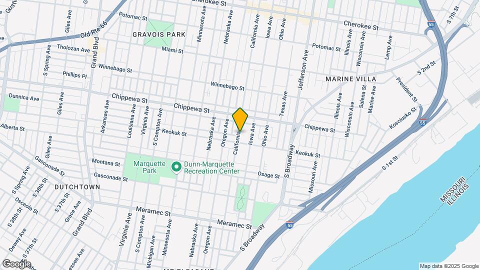 3840 California Ave Mapa y Detalles de la Ubicación