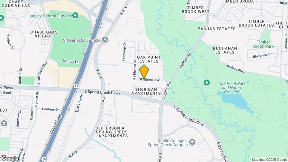 2052 Oklahoma Ave Map and Location Details