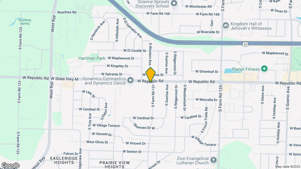 3510 W Republic Rd Map and Location Details