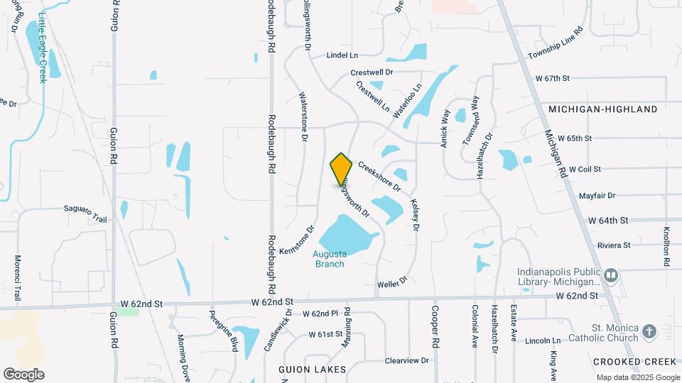 6410 Hollingsworth Dr Map and Location Details