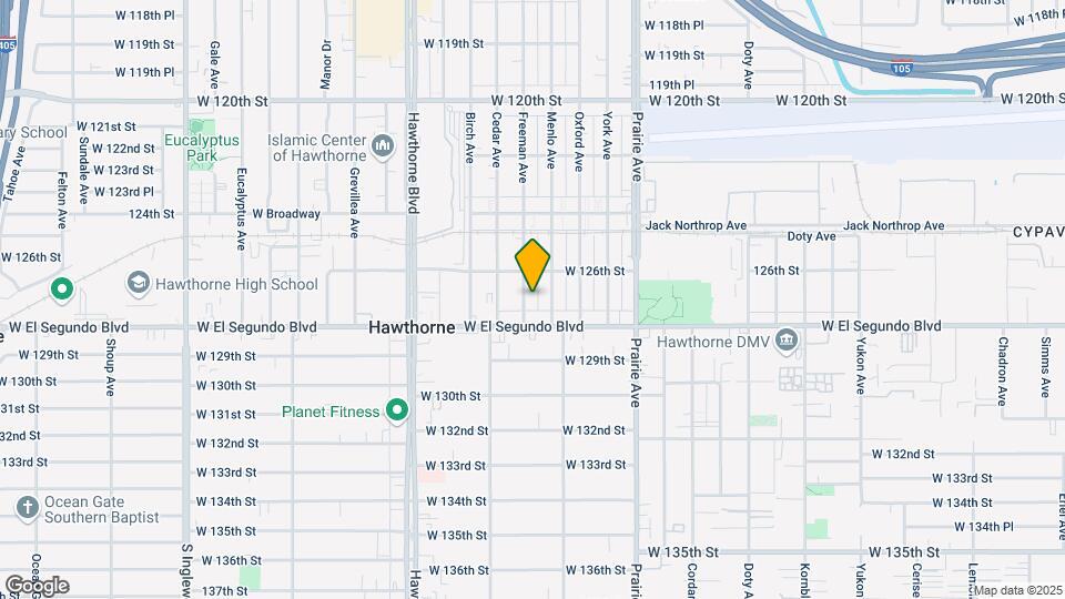 12700 FREEMAN AV Mapa y Detalles de la Ubicación