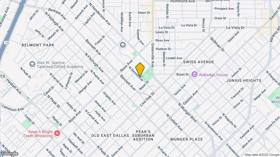 1503 N Garrett Ave Map and Location Details