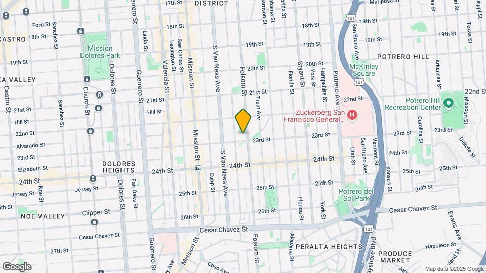 2684-2688 Folsom St Map and Location Details