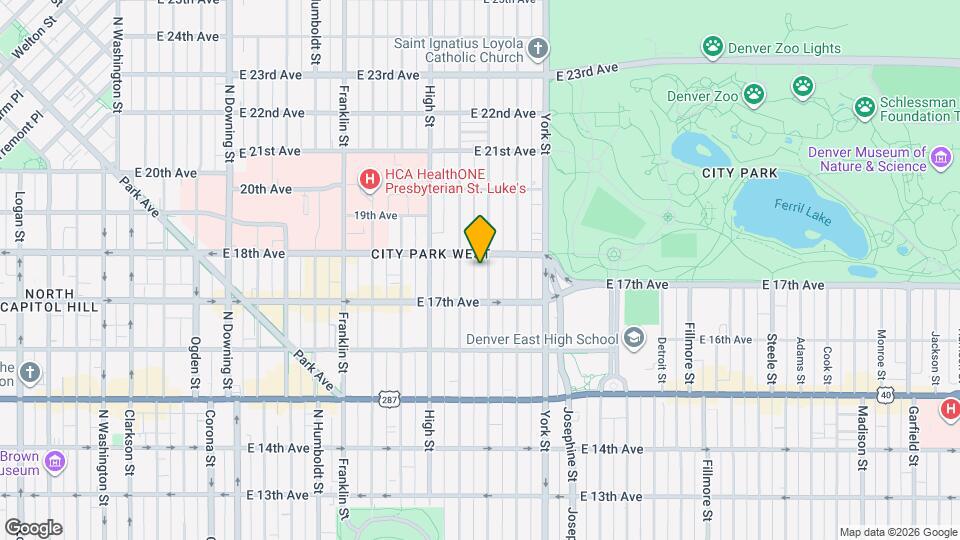 1757 Vine St Map and Location Details