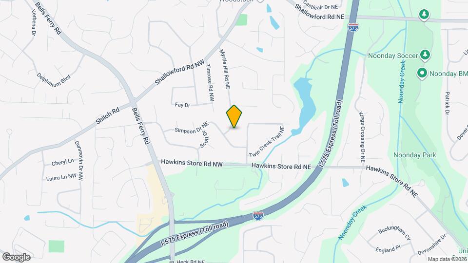 4430 Myrtle Hill Rd NE Map and Location Details