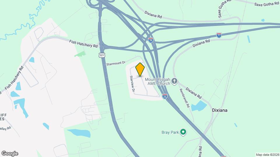 1100 Starcrest Rd Mapa y Detalles de la Ubicación