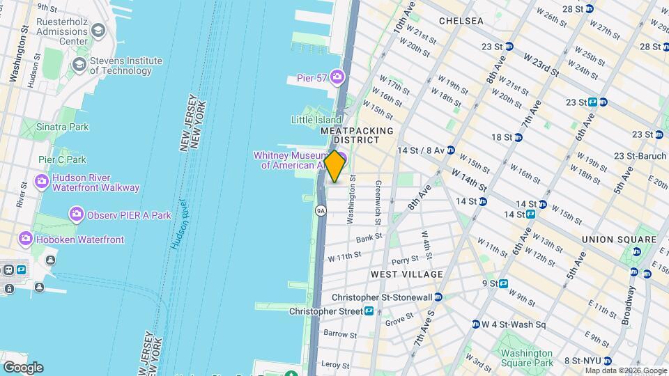 110 Horatio St Mapa y Detalles de la Ubicación