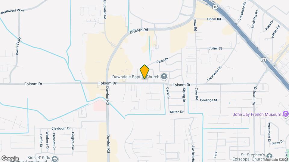 5458 Folsom Dr, Unit #6 Map and Location Details