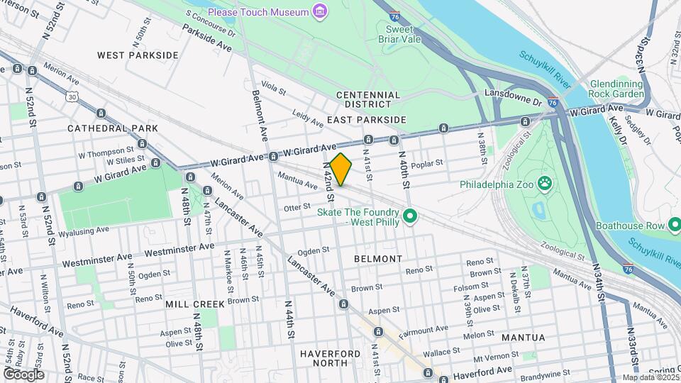 4165 Mantua Ave Map and Location Details