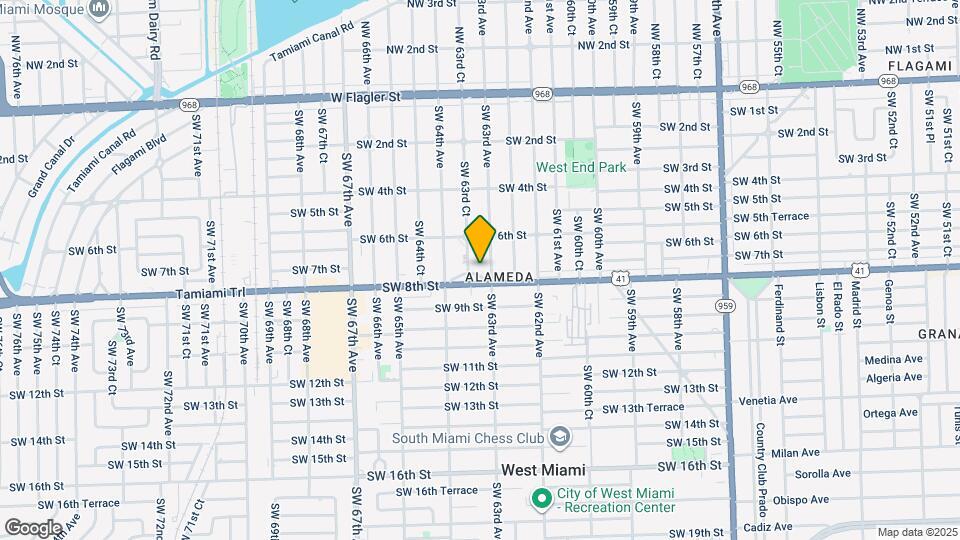 6315 SW 8th St Map and Location Details