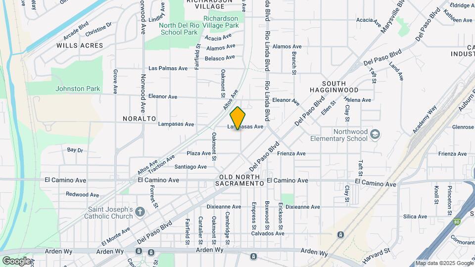 2585 Beaumont St Map and Location Details