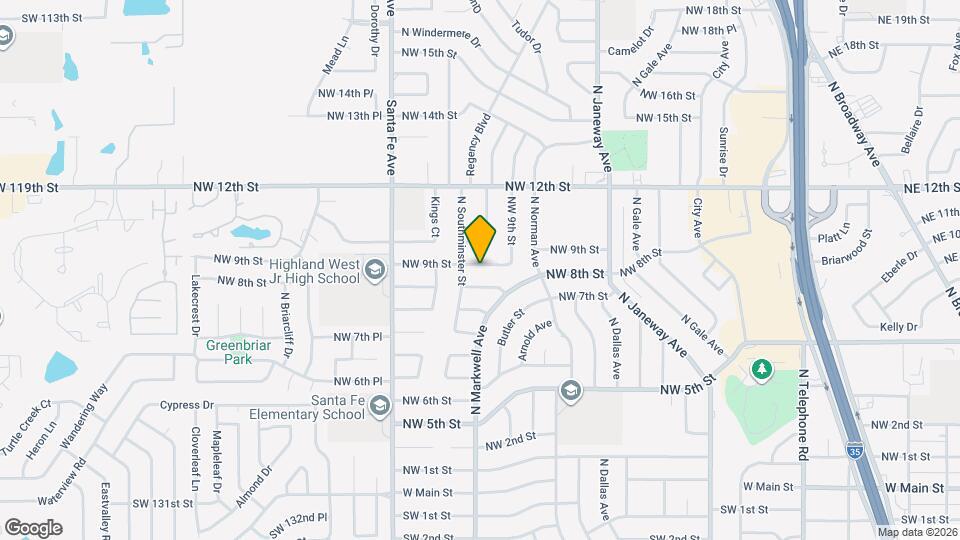 932 NW 9th St Map and Location Details