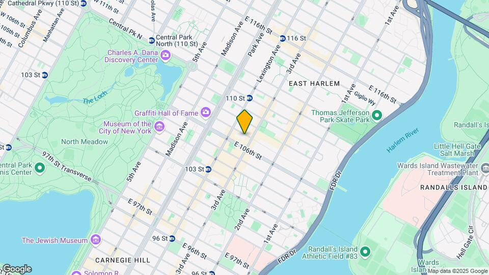 172 E 107th St Map and Location Details