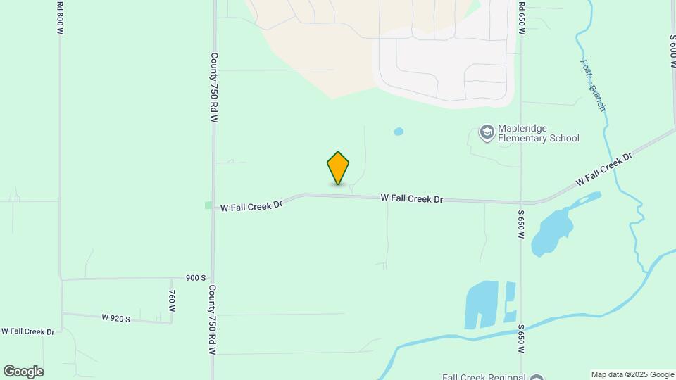 7100 W Fall Creek Dr Map and Location Details