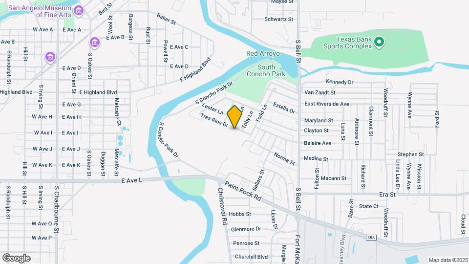 1133 Tres Rios Dr Map and Location Details