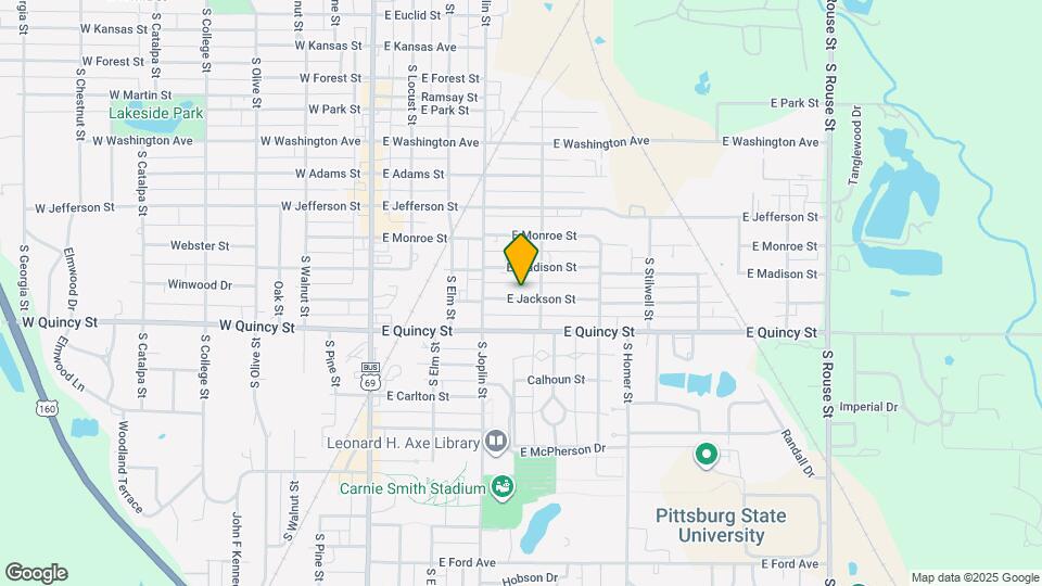 419 E Jackson St Map and Location Details