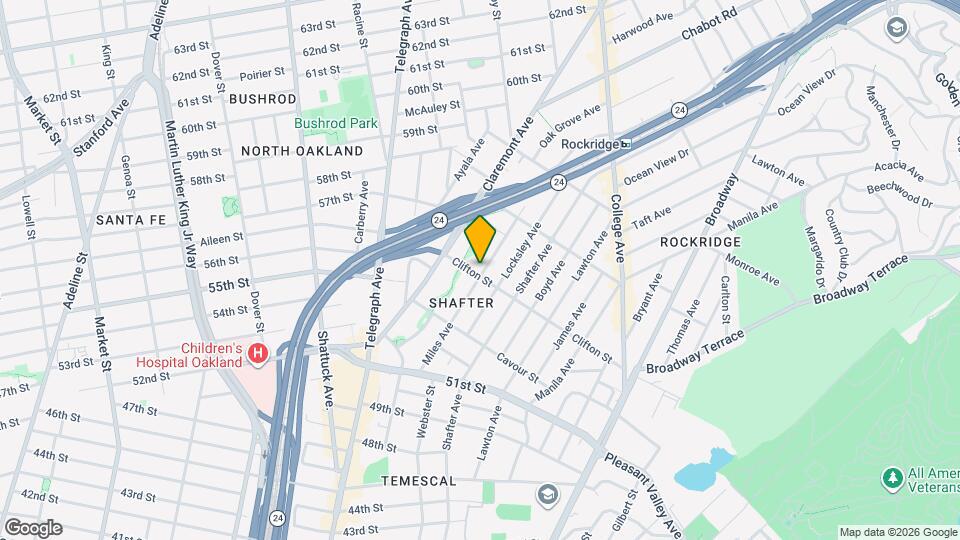 5301 Miles Ave Mapa y Detalles de la Ubicación