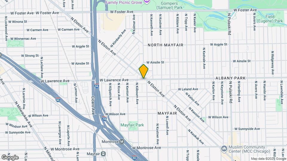 4467 W Lawrence Ave Map and Location Details