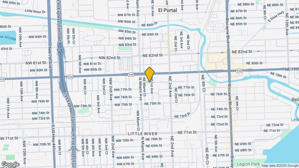 64 NE 78th St Map and Location Details