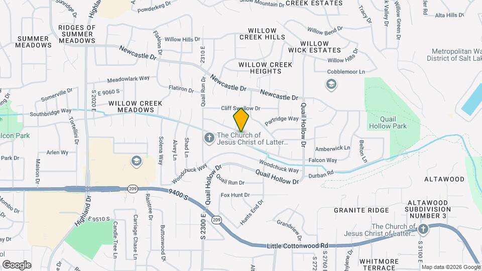 2460 Woodthrush Dr Map and Location Details