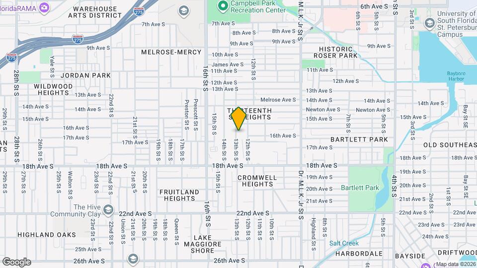 1532 13th St S Map and Location Details