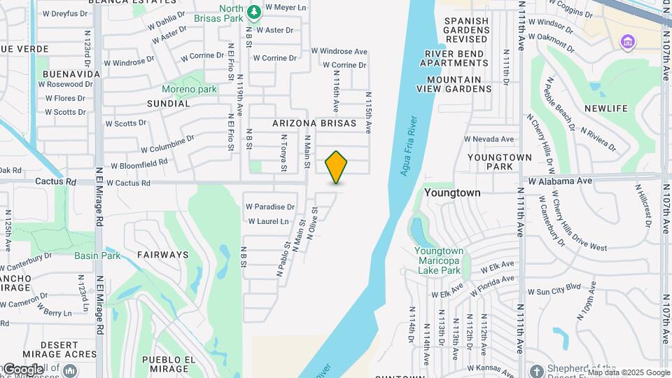 11502 W Shaw Butte Dr Map and Location Details