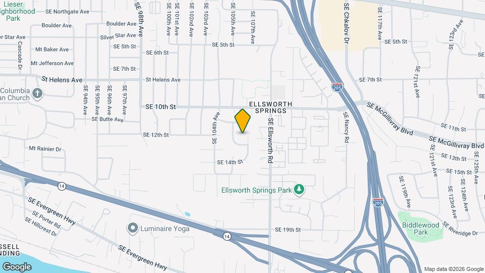 1114 SE 106th Ct Map and Location Details
