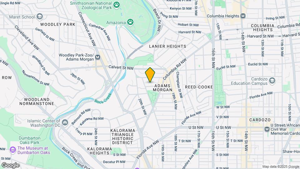 1859 Mintwood Pl NW Map and Location Details