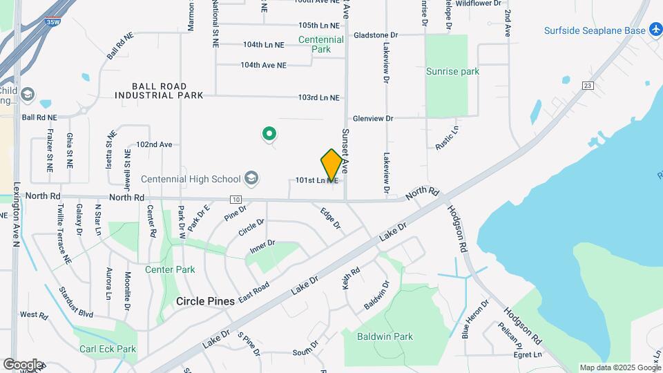 4940 101st Ln NE Map and Location Details