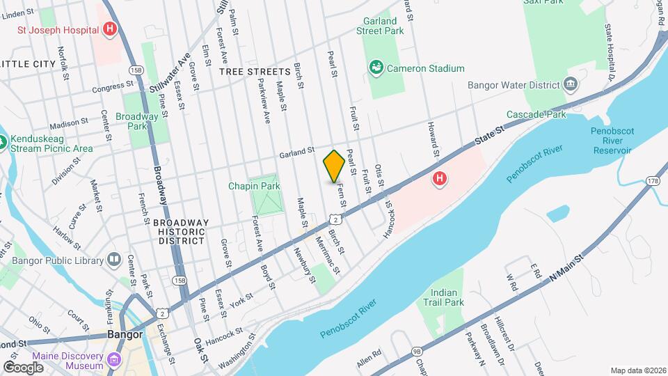 38 Fern St, Unit 1B Map and Location Details