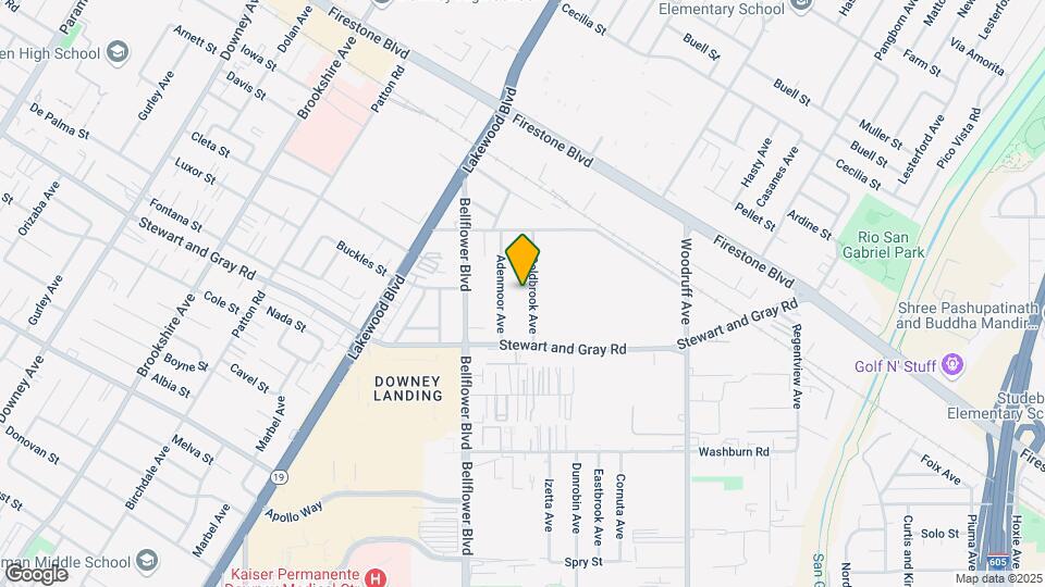 11701 Coldbrook Ave Map and Location Details