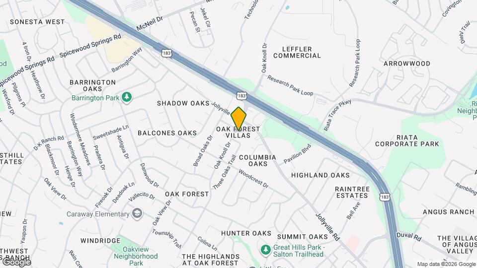 11901 Oak Knoll Dr Map and Location Details